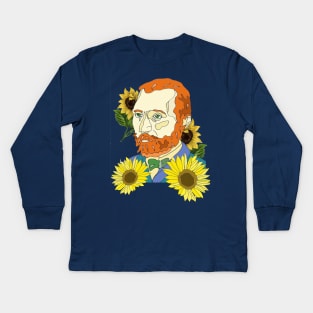 Vincent Van Gogh Kids Long Sleeve T-Shirt